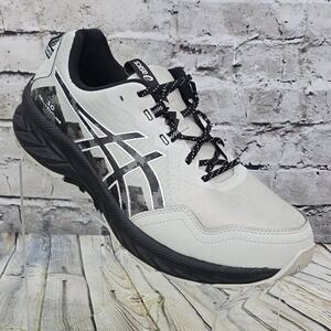 ASICS Gel-Venture 10 Trail Running Shoes Mens 10 (4E) Wide White Black 1011B966